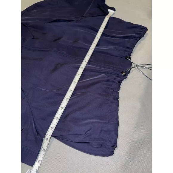 Blue Cyberpunk Academia GSTQ NWT Cropped collar shirt snap buttons XL Business - Picture 4 of 8